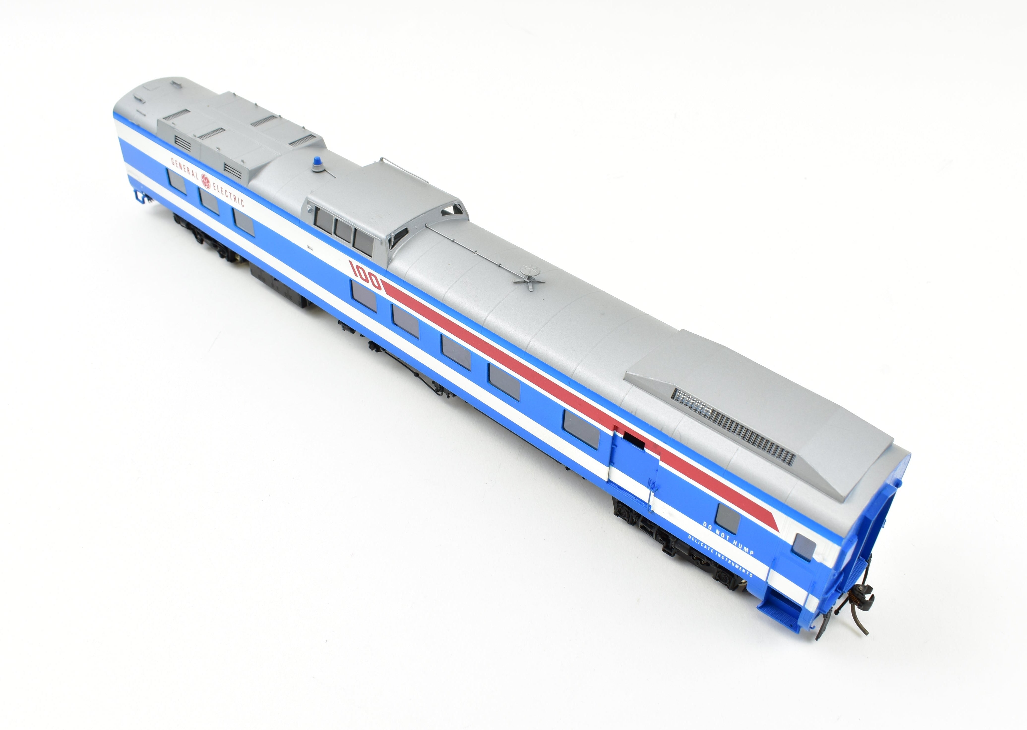 HO Brass OMI General Electric Test Car FP No. 100 by Overland Models
