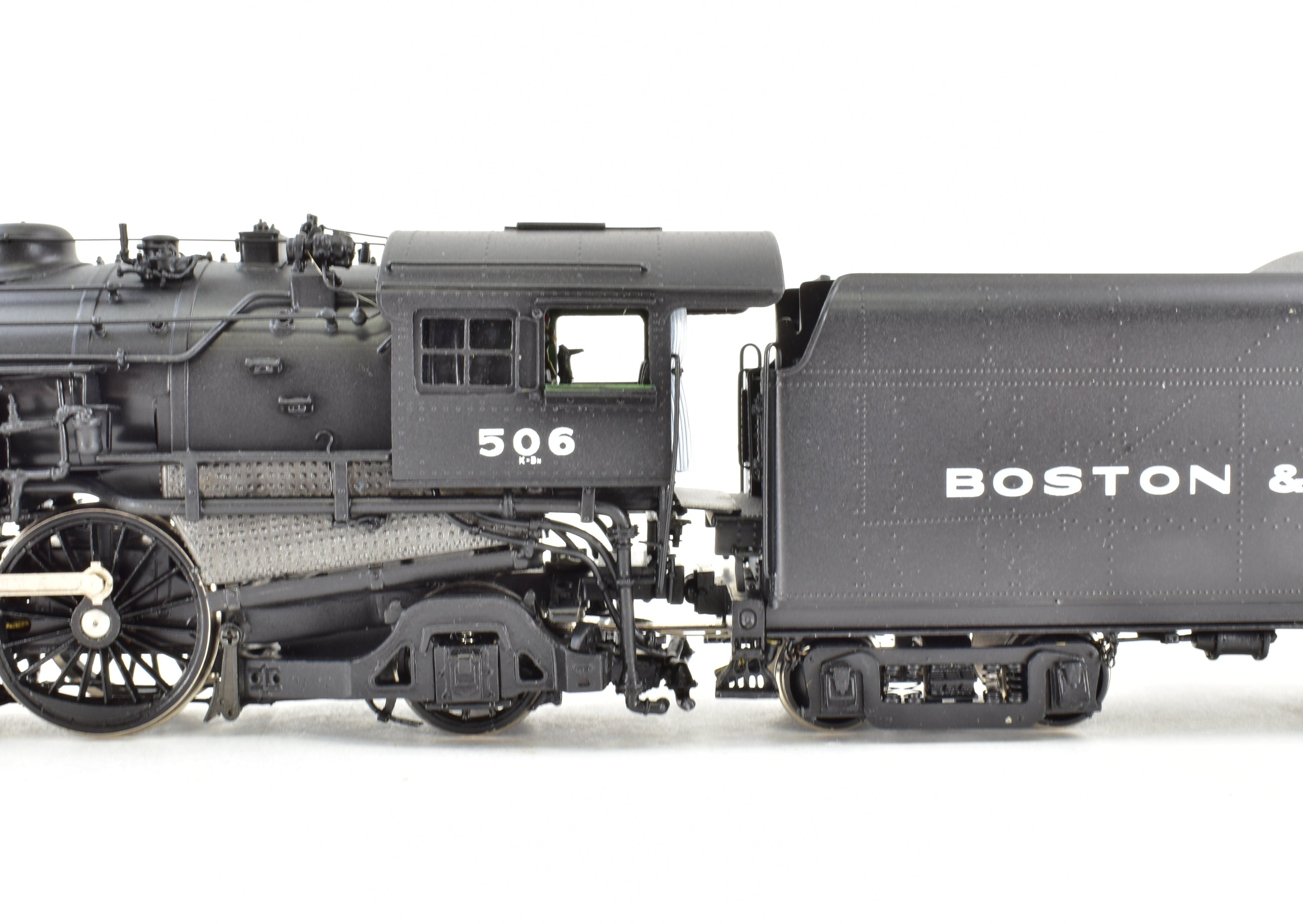 HO Scale Brass Key Imports B&A Boston & Albany K - 3n 4 - 6 - 2 Pacific #506 Factory Painted