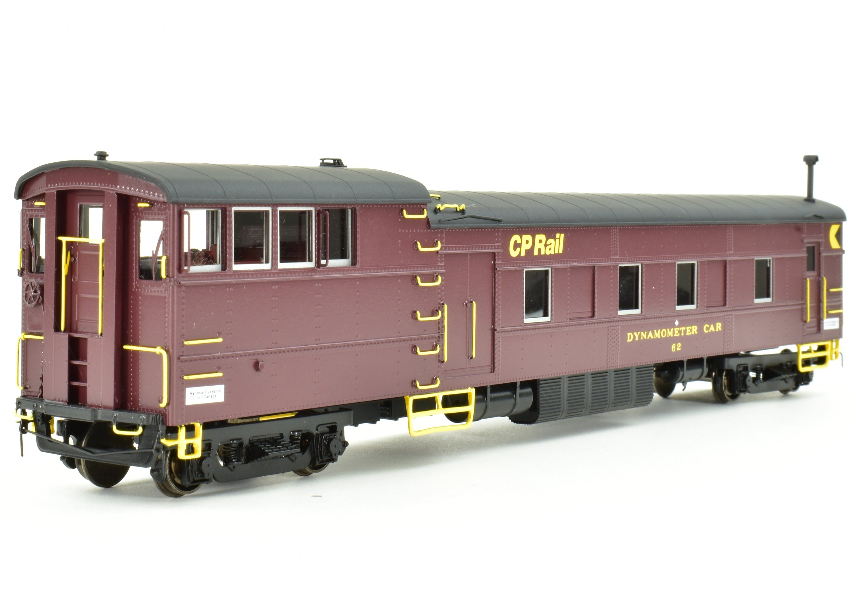 HO Brass OMI Canadian Pacific Rail Dynamometer Car FP 1993 Era Model