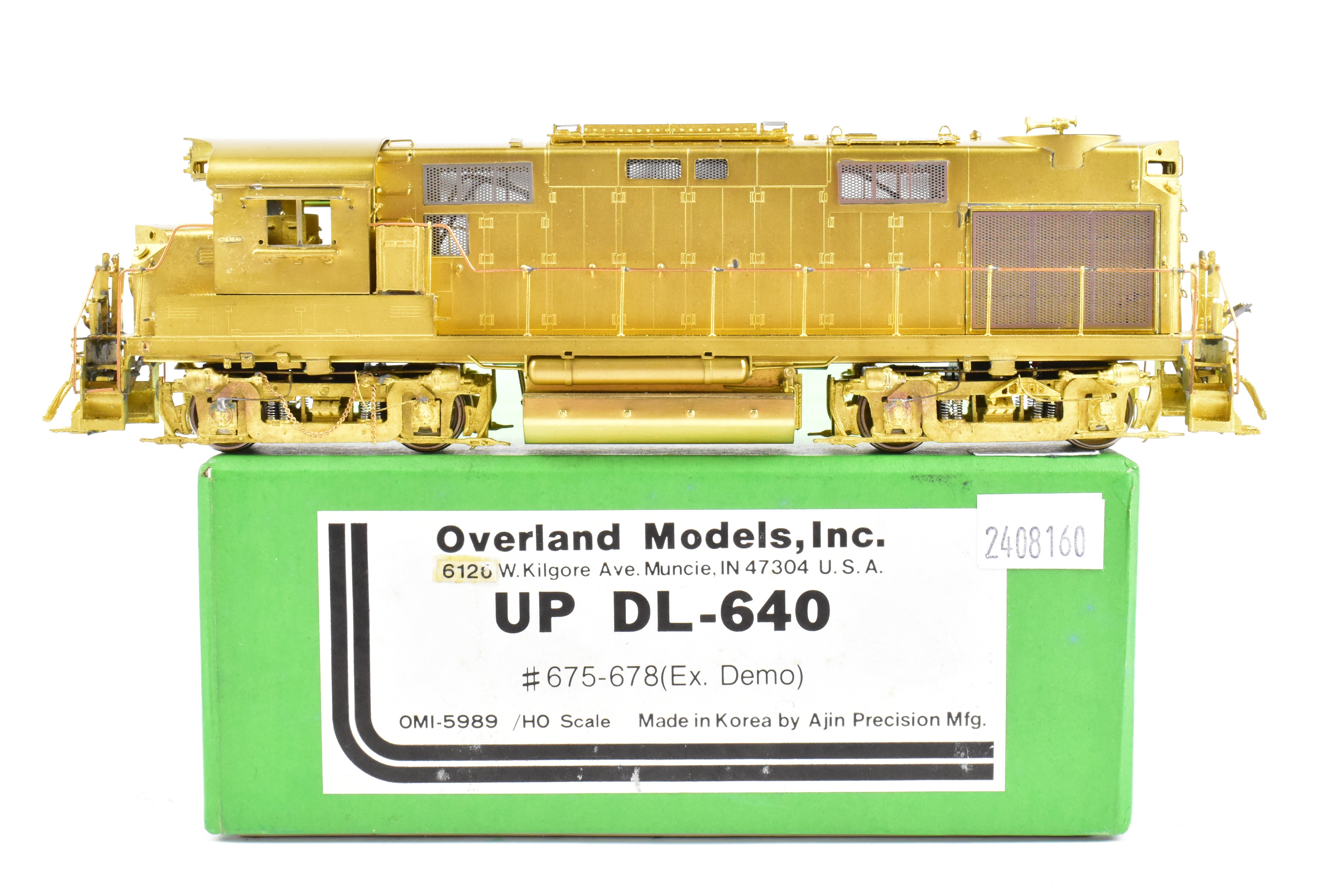 HO Brass OMI UP Union Pacific Alco DL - 640/RS - 27 #675 - 678 Near Mint Model