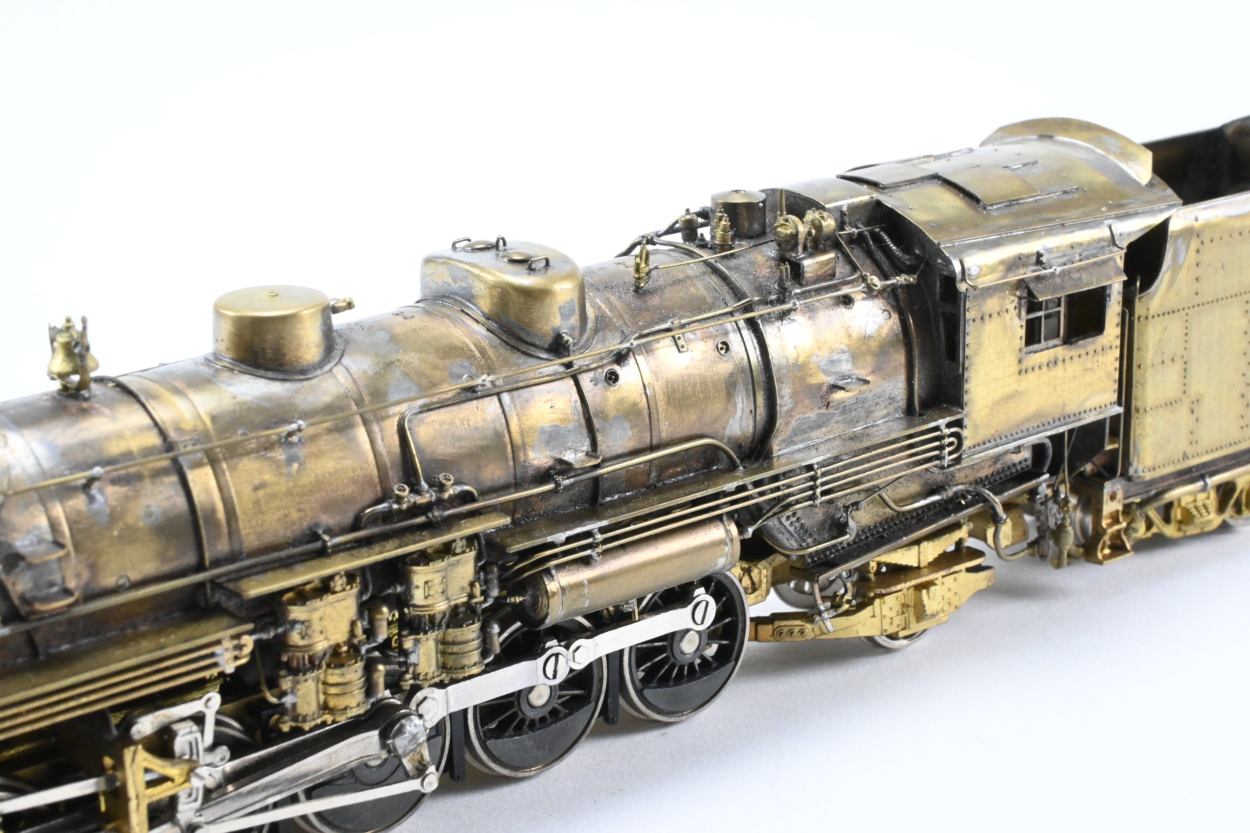 HO Scale Custom-Made Brass Model of Joe G. Collias Scratch-Built Missouri Pacific 2-10-2 Locomotive No. 1718 (Formerly Wabash)