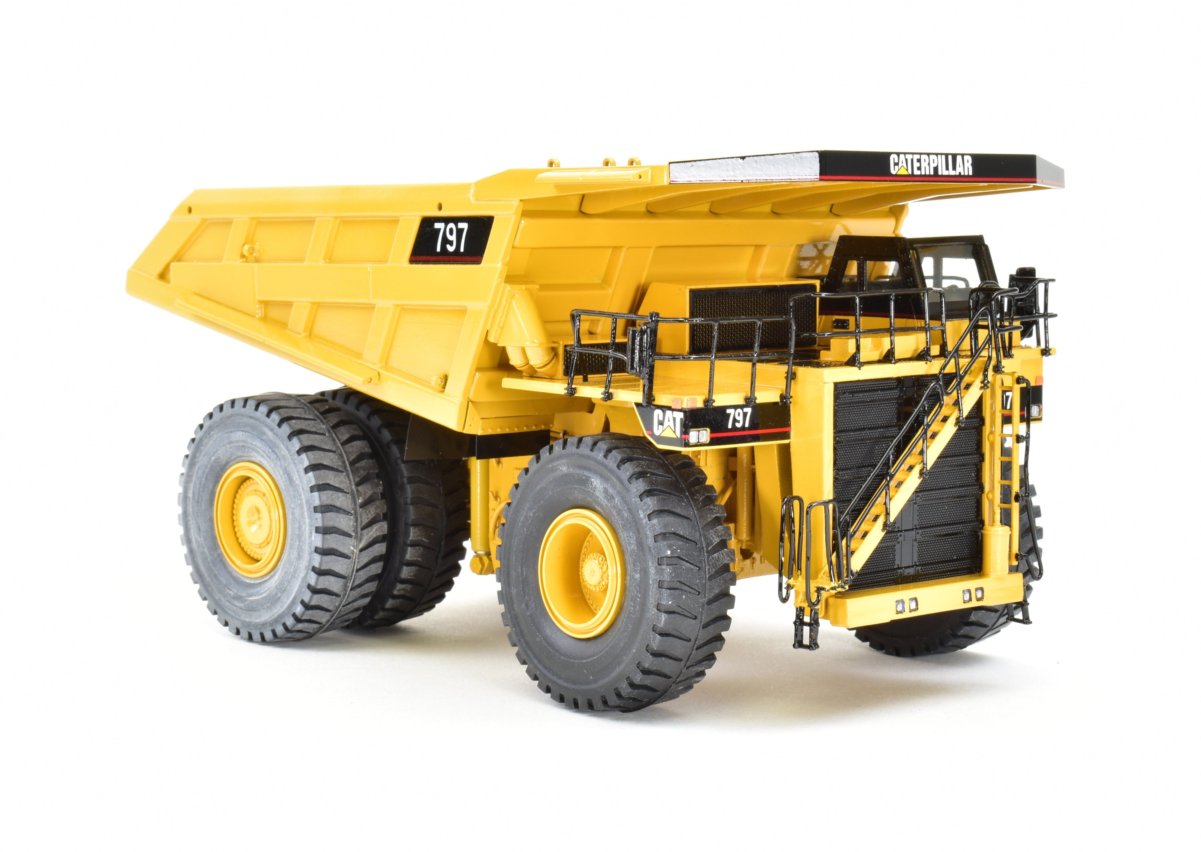 High - Quality HO Scale Brass Construction Caterpillar 797 Mining Truck Model by CCM