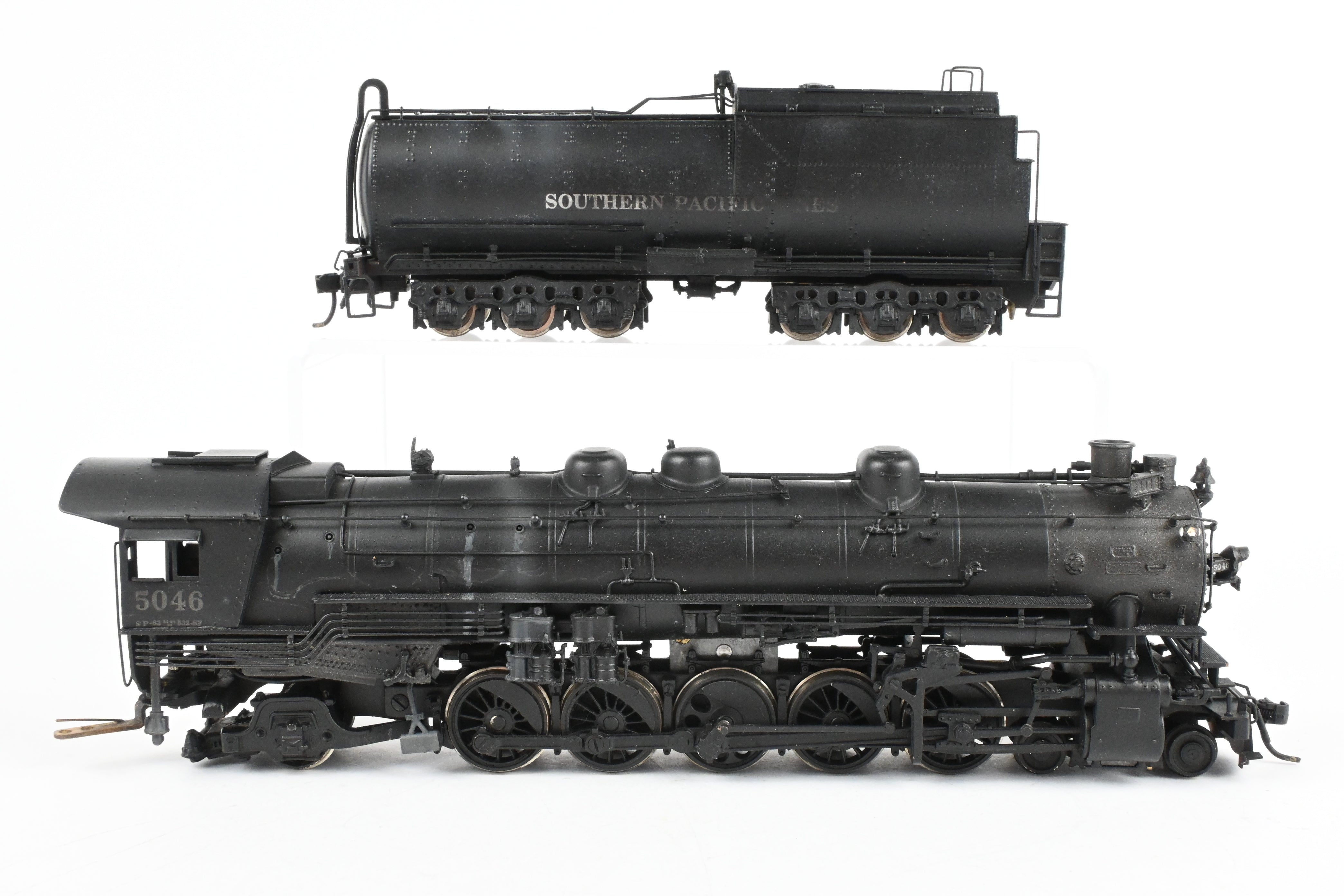 HO Scale Brass Westside SP-1 4-10-2 CP Model #5046 with Heavy Weathering