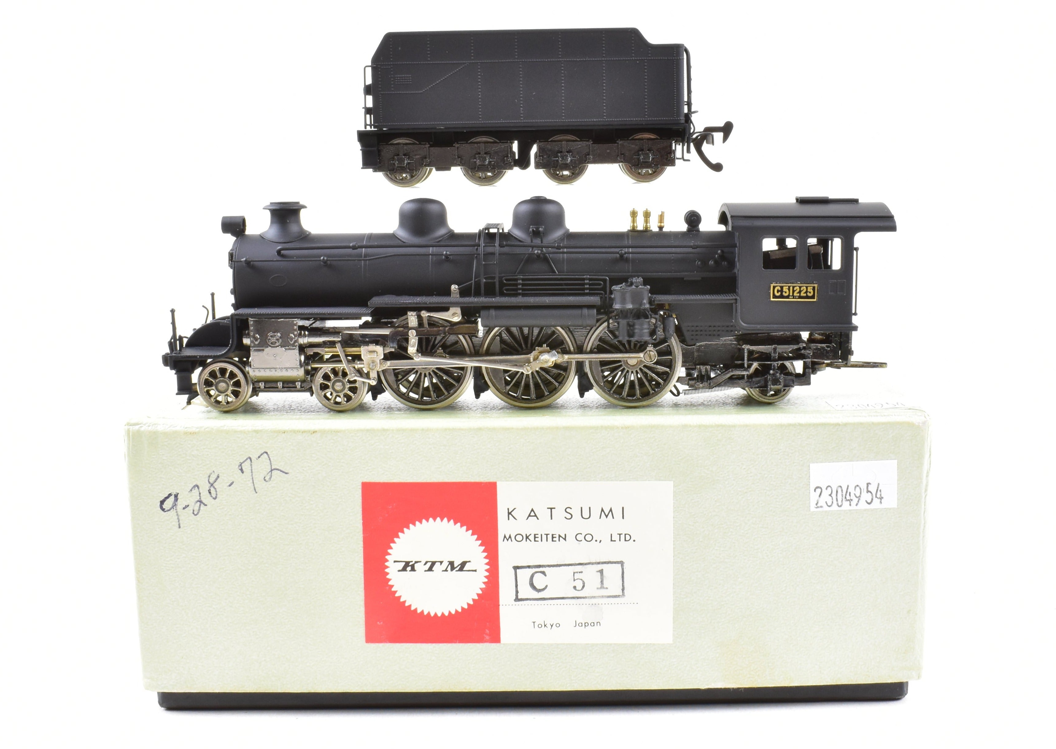 J Scale Brass KTM - Katsumi JNR Japanese National Railways C51 4-6-2 FP Model Train
