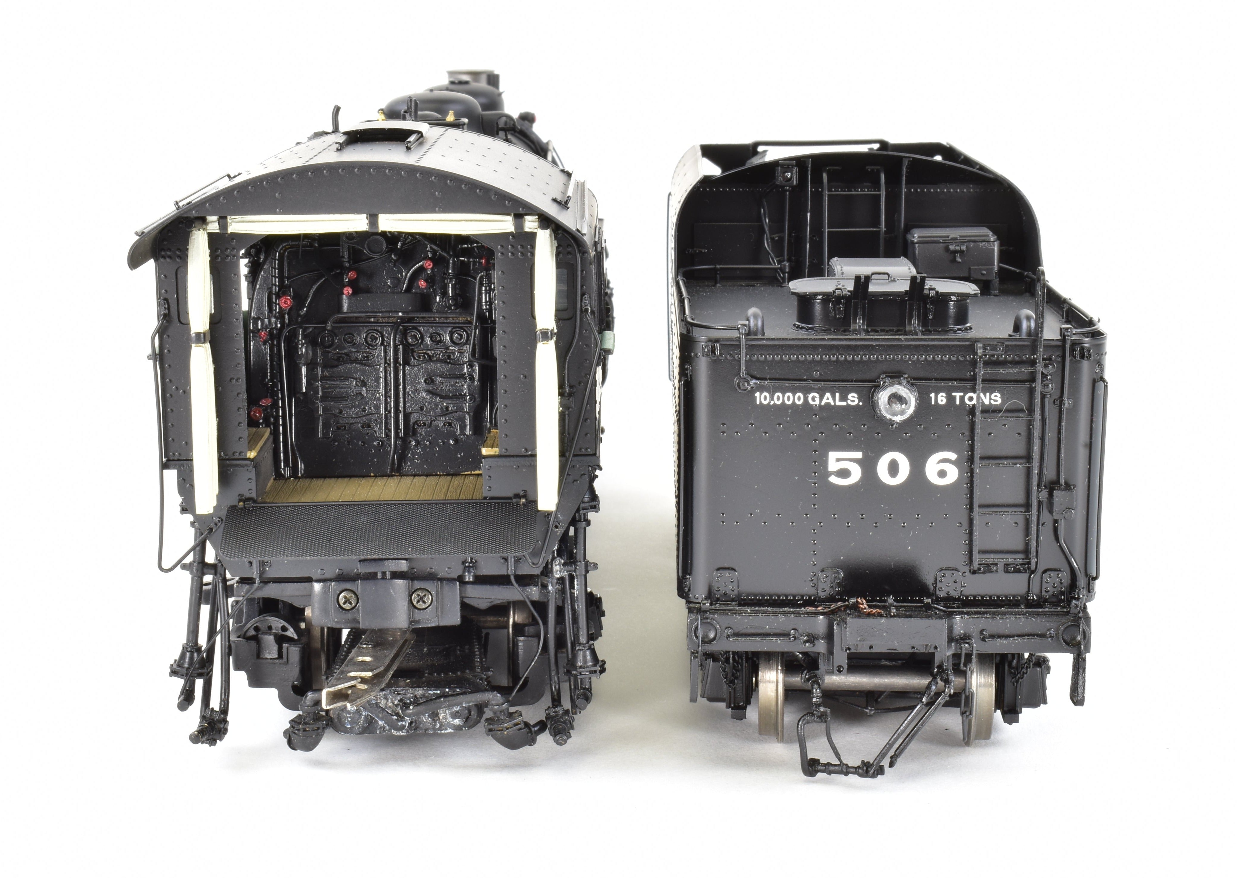 O Scale 1:48 Brass Steam Locomotive - Key Imports B&A - Boston & Albany K-3n 4-6-2 Pacific Factory Painted Model #506
