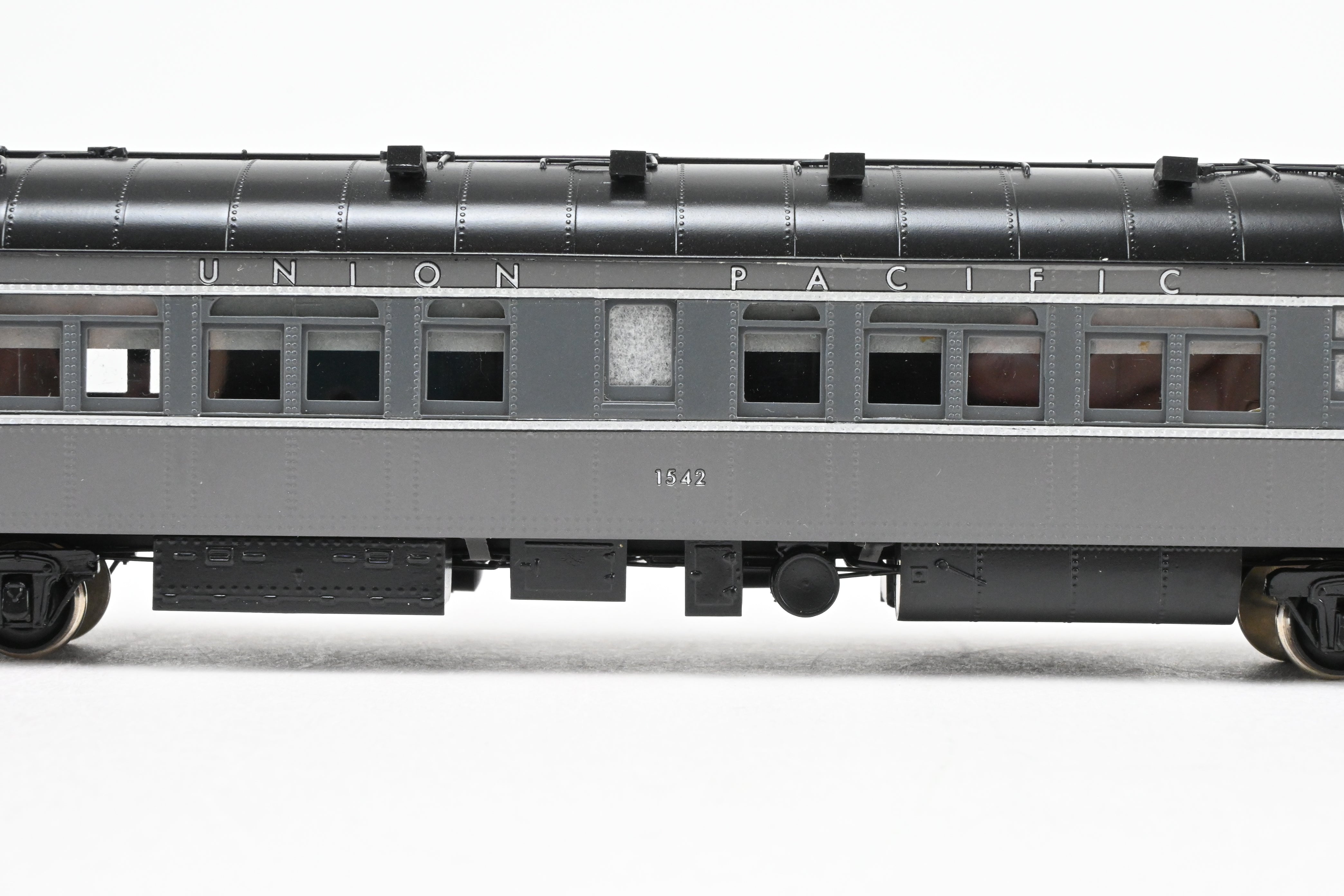 HO Scale Brass Precision Scale Co. Union Pacific Harriman Common Standard Class 60 - O - 1 Observation and Business Car Professionally Painted with Number 1542