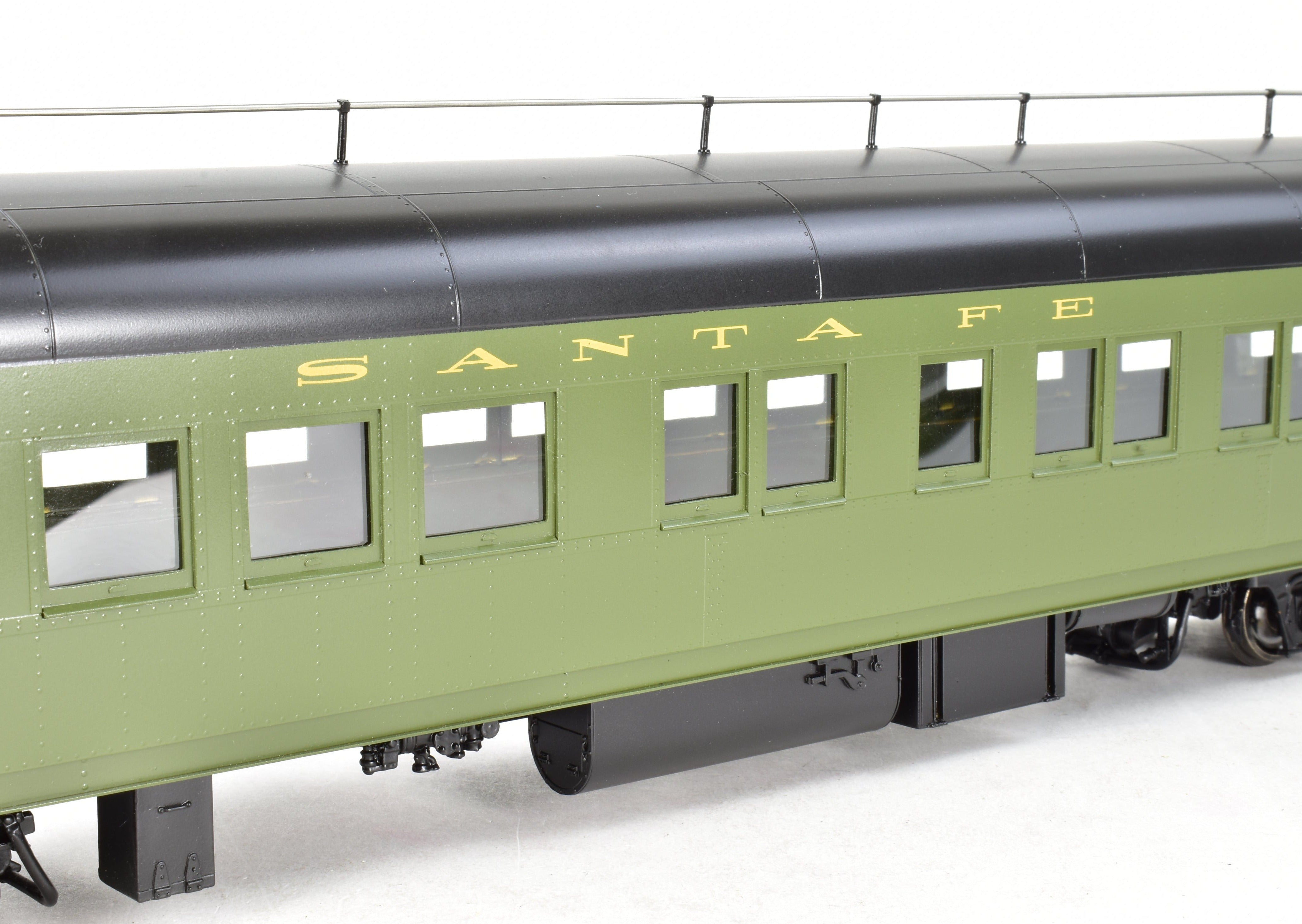 O Scale 1:48 Pecos River Brass ATSF - Santa Fe Heavyweight #9 Factory-Painted Business Car