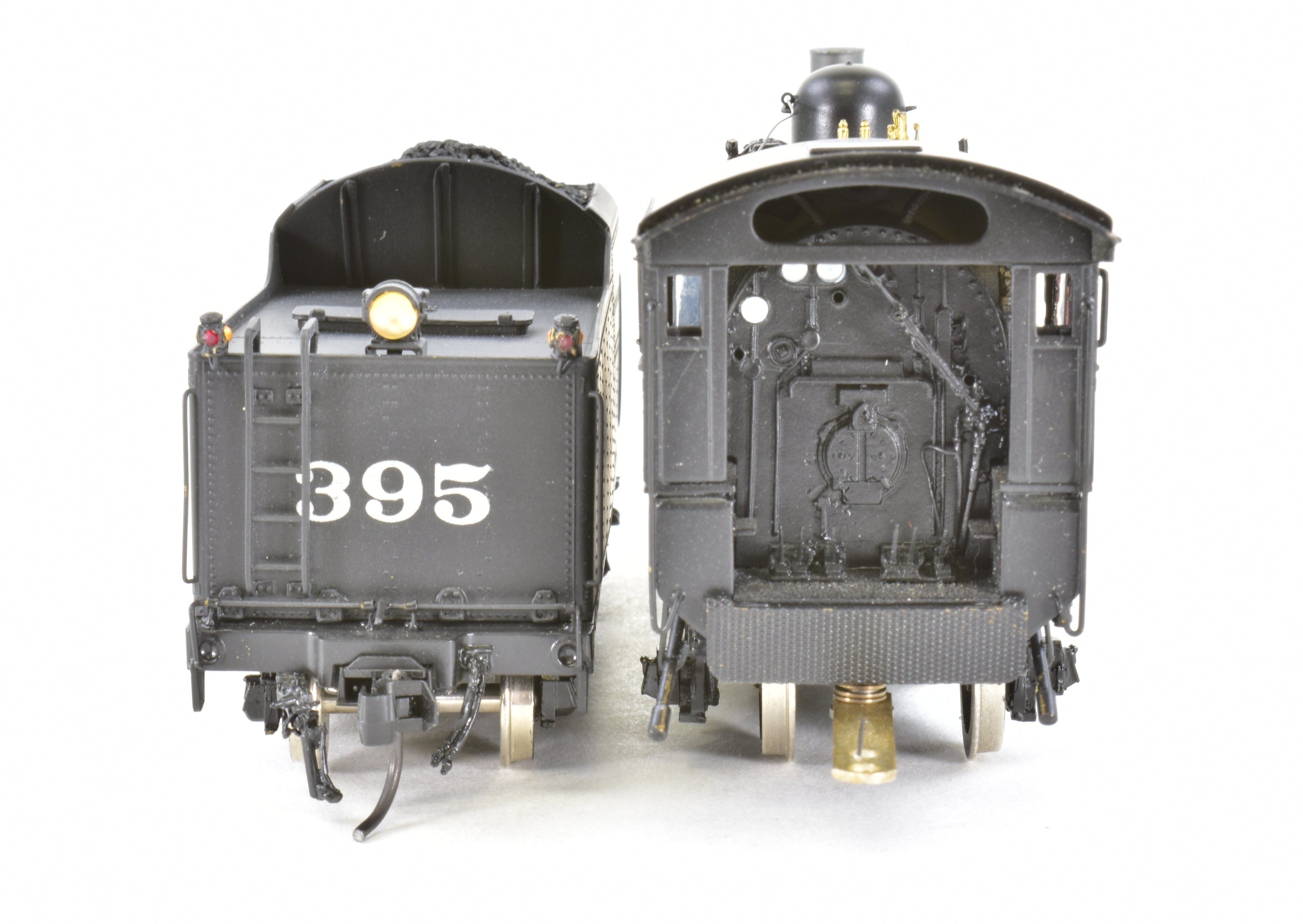 HO Scale Brass Model Train - Overland Models' Chicago & North Western D 4-4-2 Atlantic Professionally Painted Locomotive
