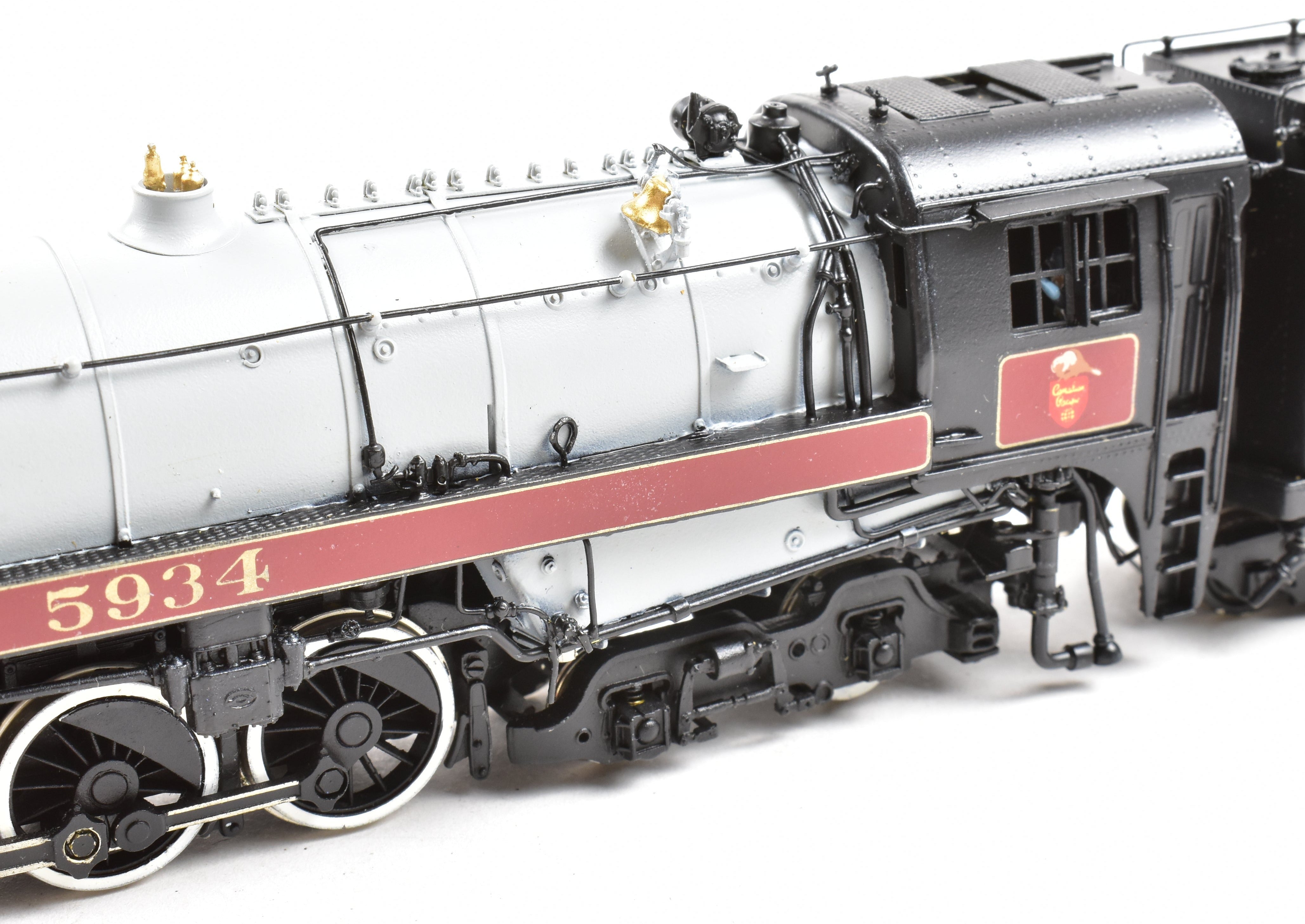 HO Scale Brass Van Hobbies CPR Canadian Pacific Railway T-1c 2-10-4 Selkirk Custom Painted Model