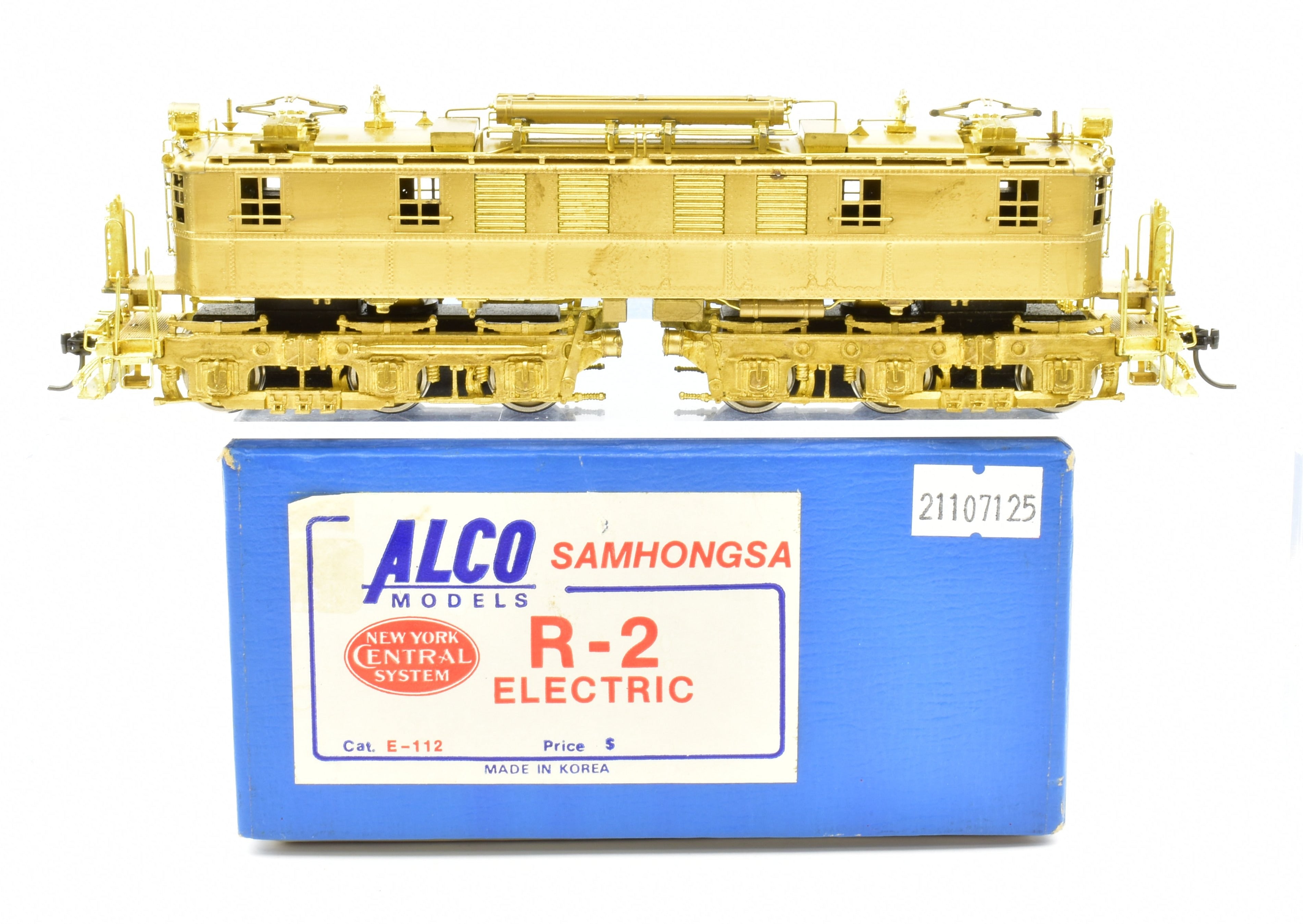 High - Quality HO Scale Brass Alco Models New York Central R - 2 Electric Train Model