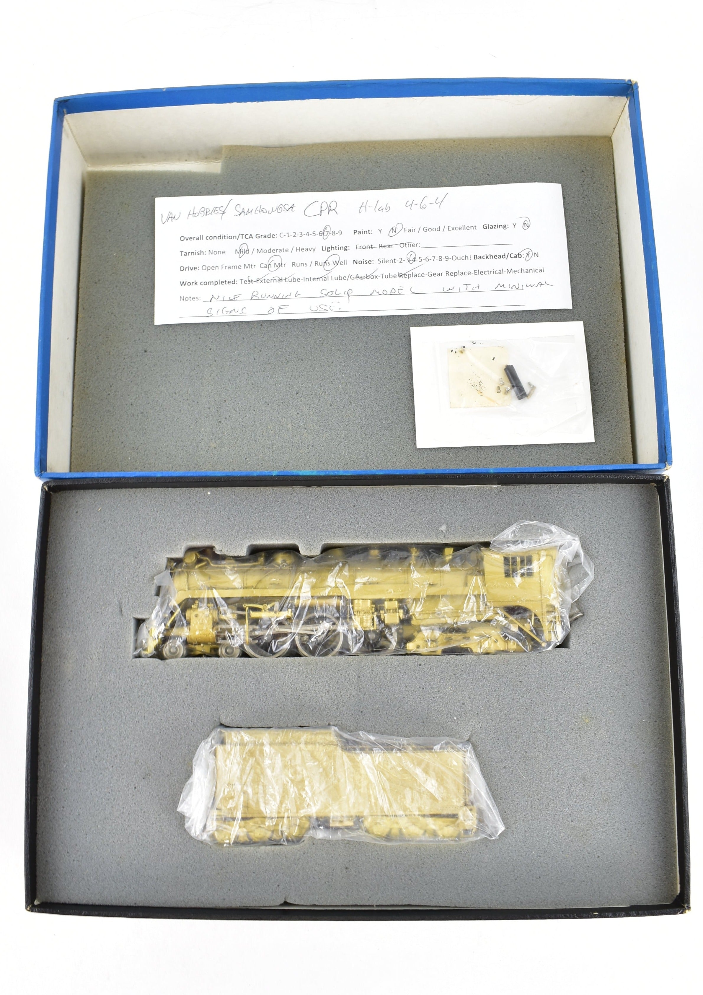 HO Scale Brass Model Train - Van Hobbies CPR Canadian Pacific Railway H - 1 - a.b. 4 - 6 - 4 Hudson Locomotive Replica