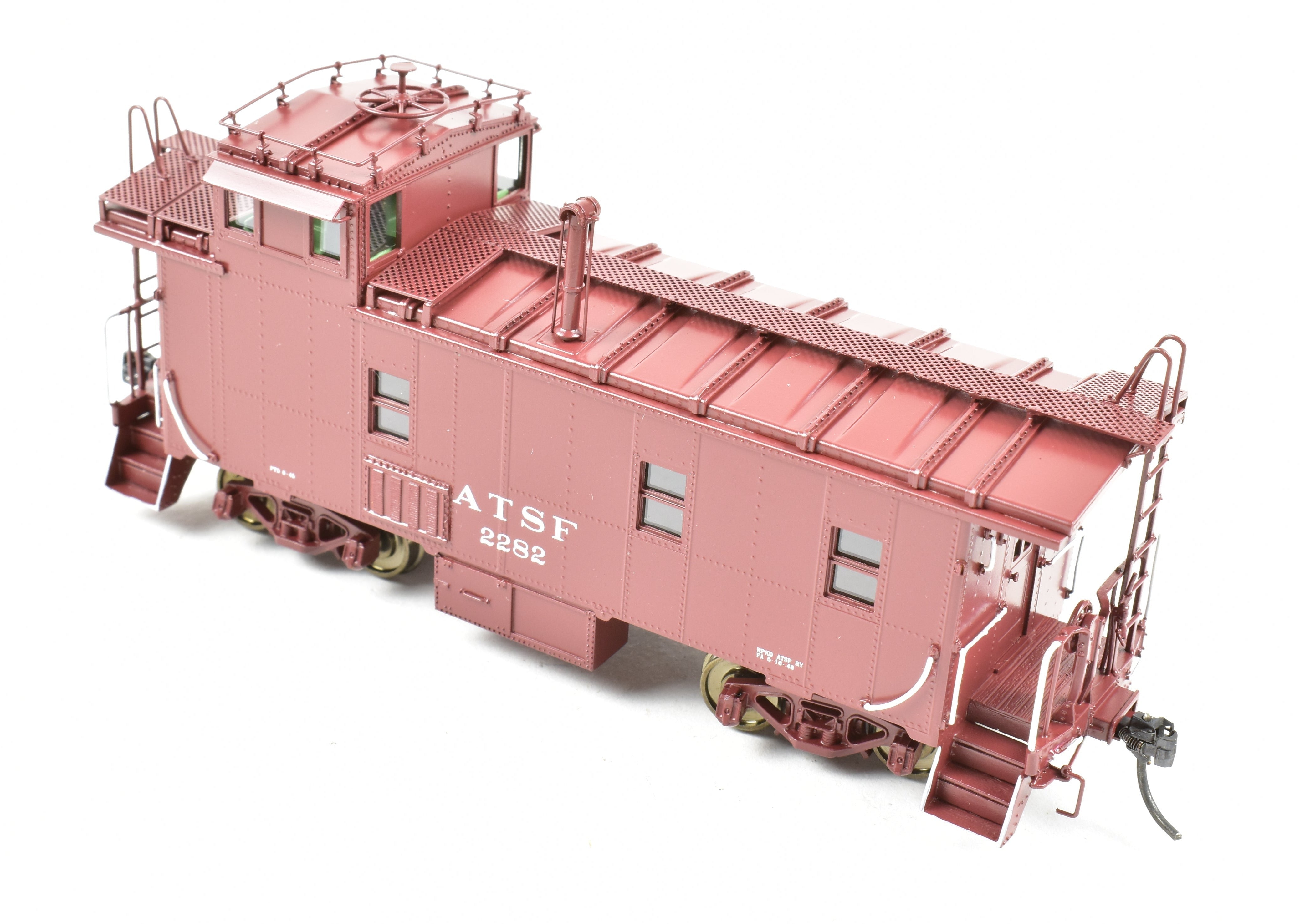 HO Brass DVP Santa Fe Peaked Roof Caboose with Antenna, Road #11616