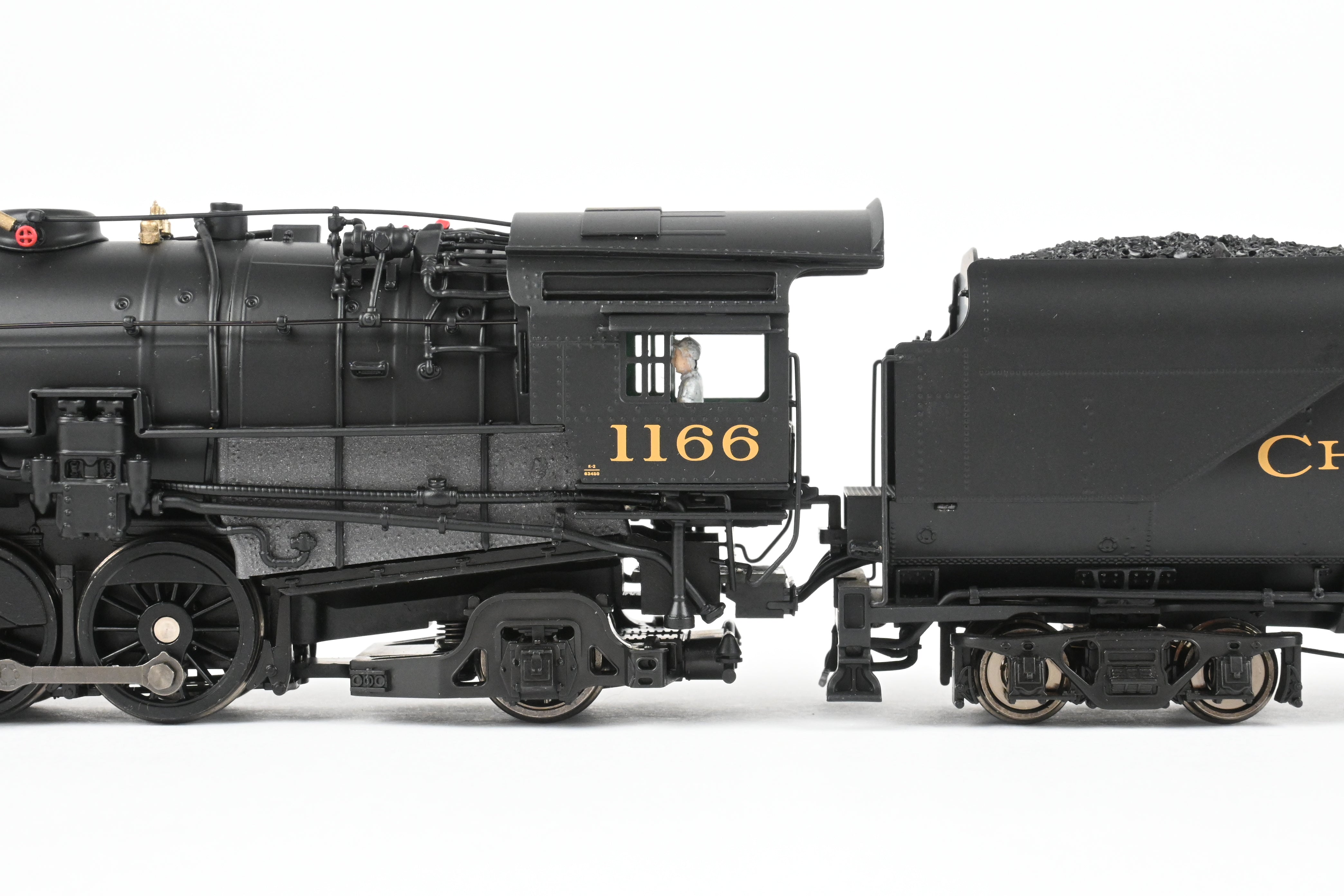 2023 HO Broadway Limited C&O K-2 2-8-2 Mikado w/ 12-VC Tender #1166 Paragon 4 Sound