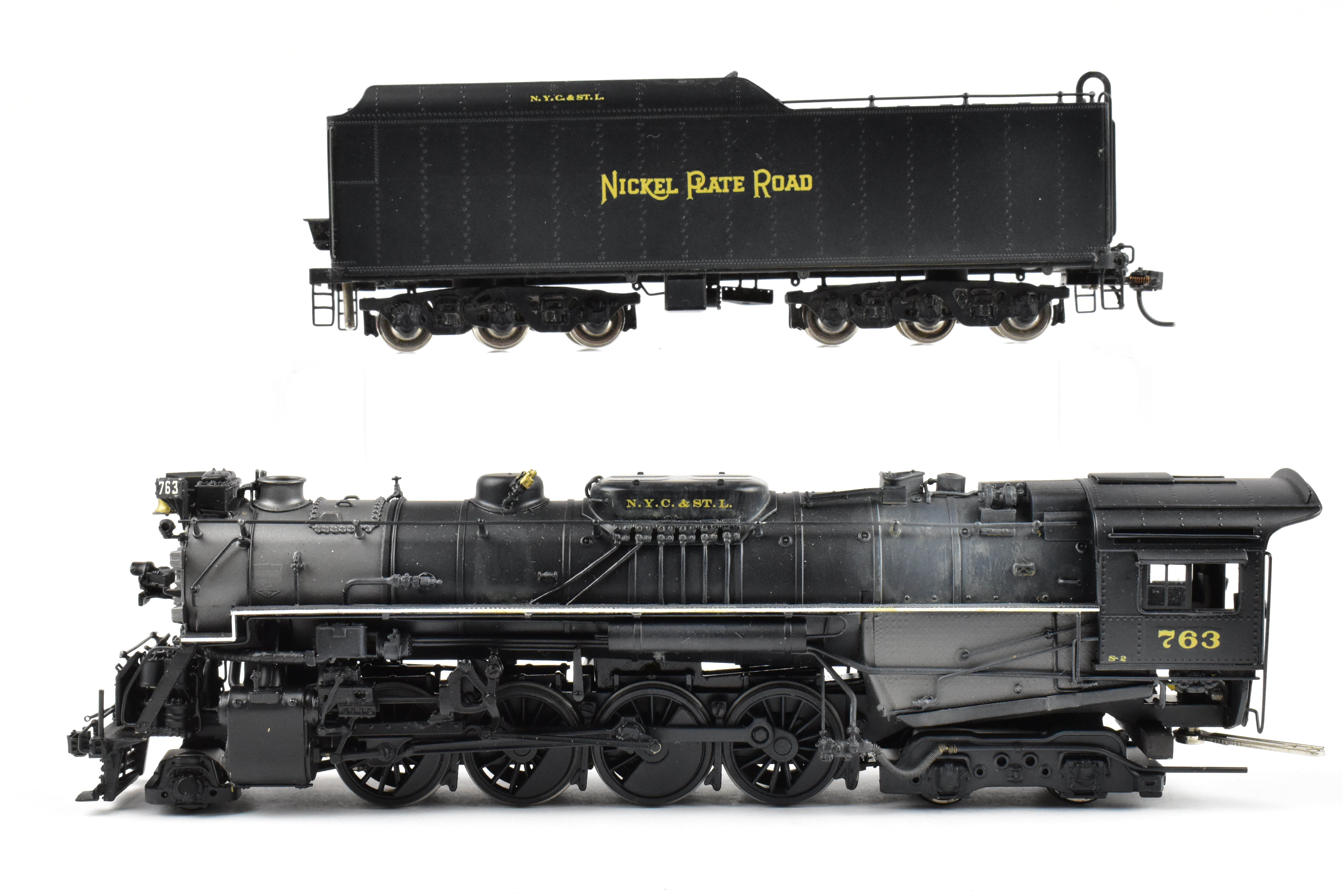 HO Brass Key Imports NKP Nickel Plate Road Weathered S-2/3 Class 2-8-4 Berkshire CP Model