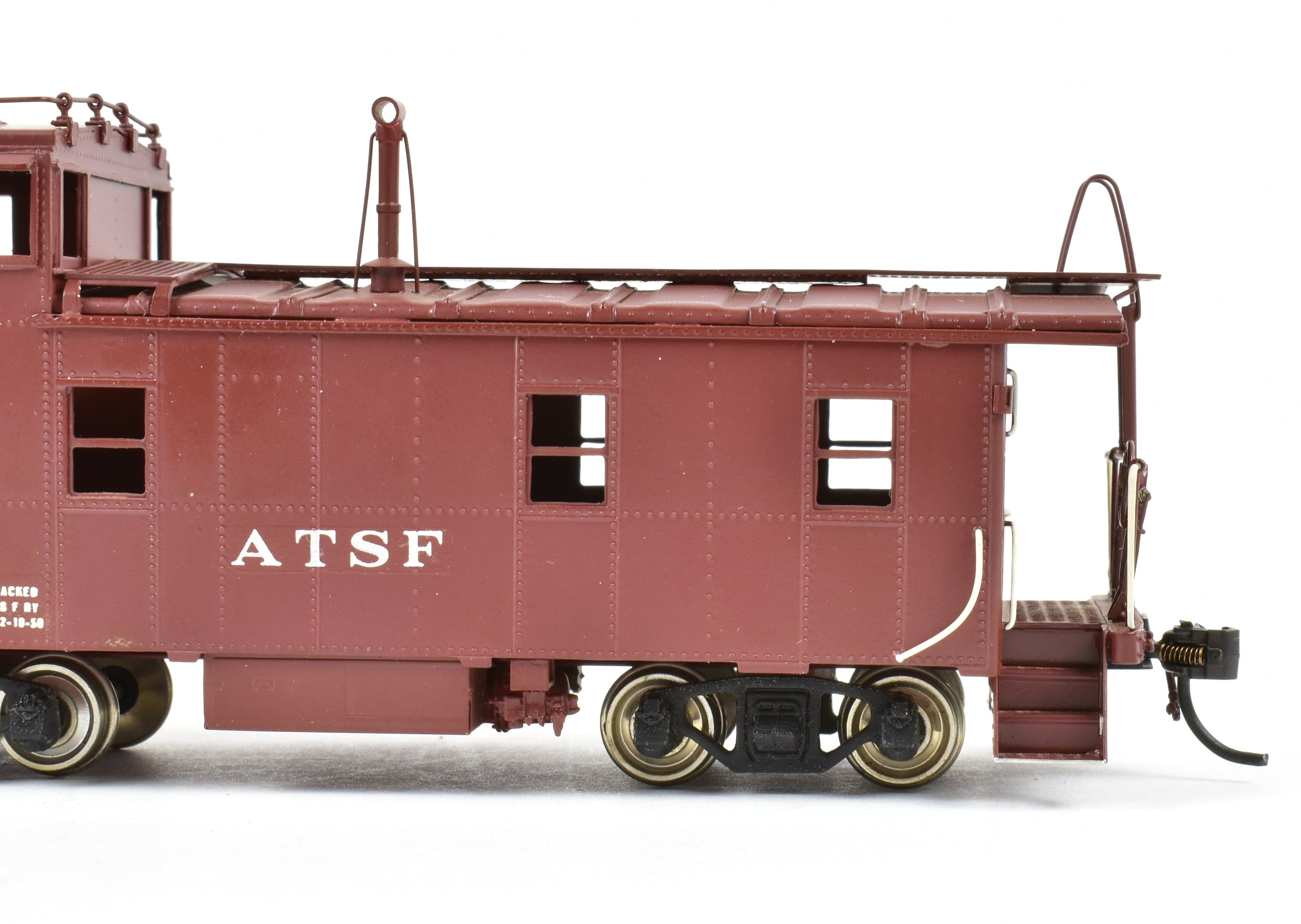 HO Brass Oriental Limited ATSF Santa Fe Custom Painted Peaked Roof Caboose