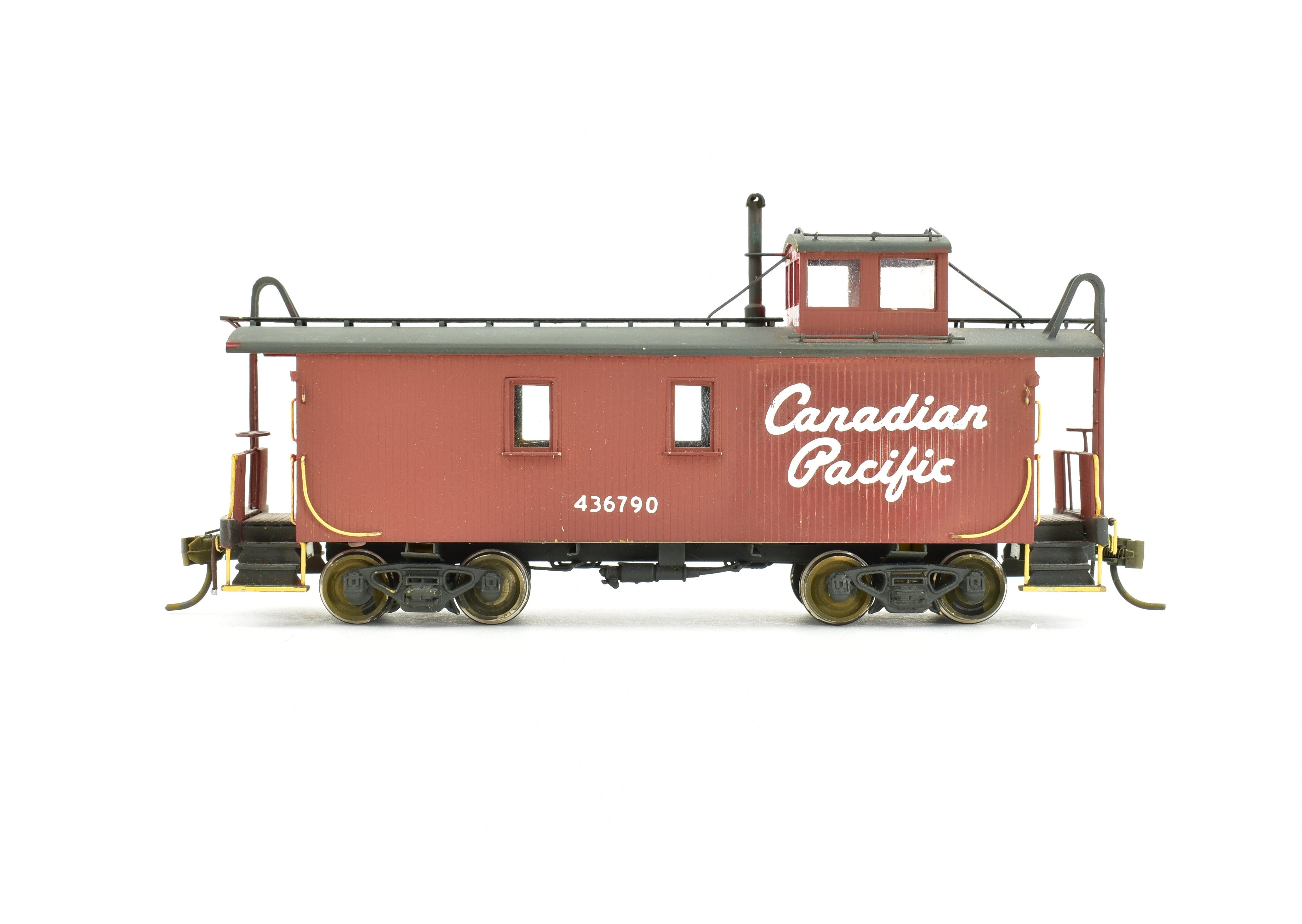 Custom Painted HO Brass Van Hobbies Canadian Pacific Railway Wood Sheathed Caboose