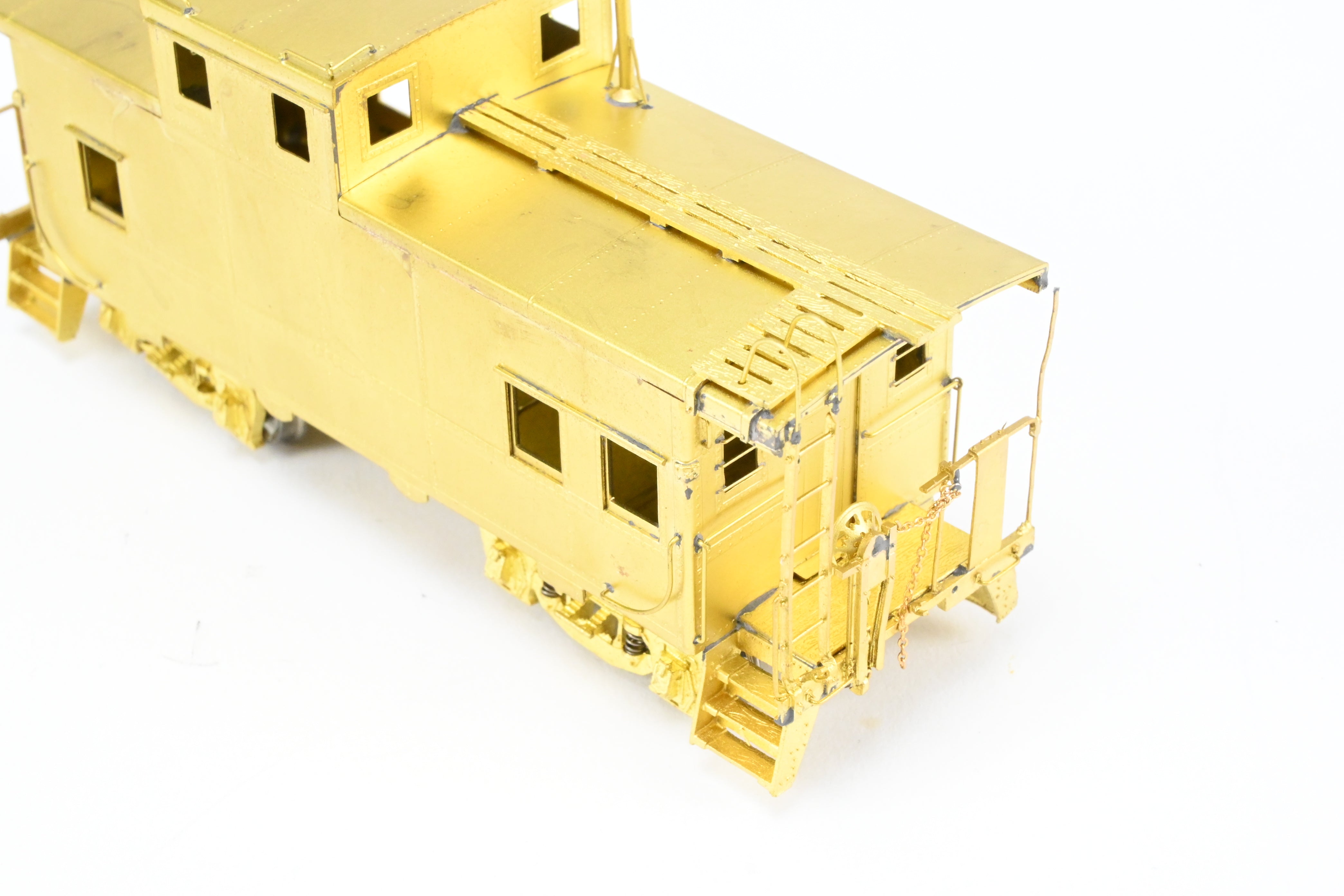 HO Scale Brass OMI - Overland Models, Inc. Model Railroad Erie Railroad Offset Cupola Caboose Nos. C - 110 - 169 Riveted Design with Belt Rail from the 1951 Era