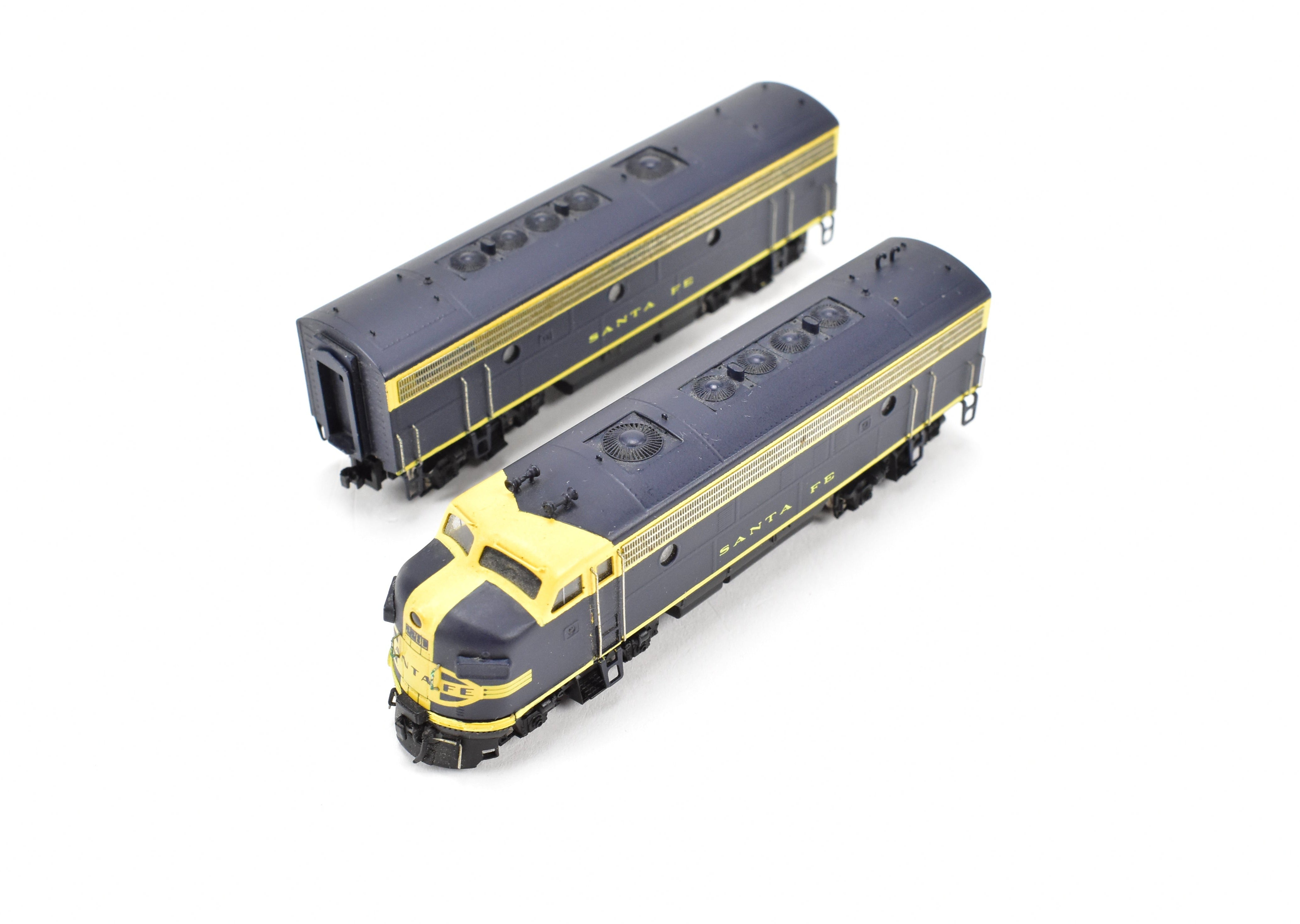 AT&SF Santa Fe EMD F - 7 A/B Set in FP Blue and Yellow by Brass Key Imports